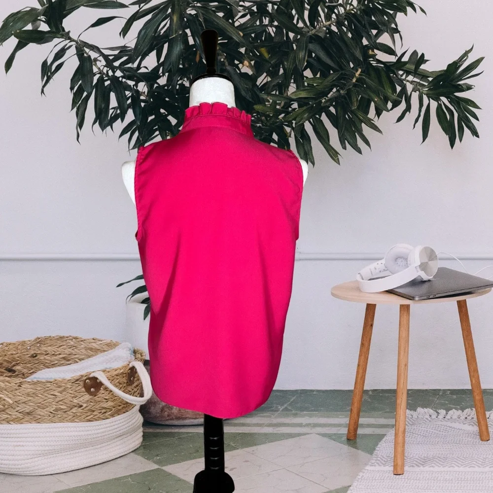 J.Crew Ruffle Accent Blouse - Picture 3 of 3